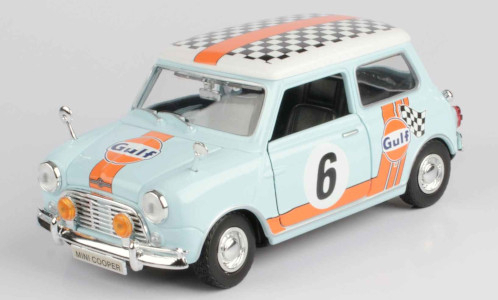 Mini Morris Cooper - Gulf - No.6 | Modelsnavigator.com